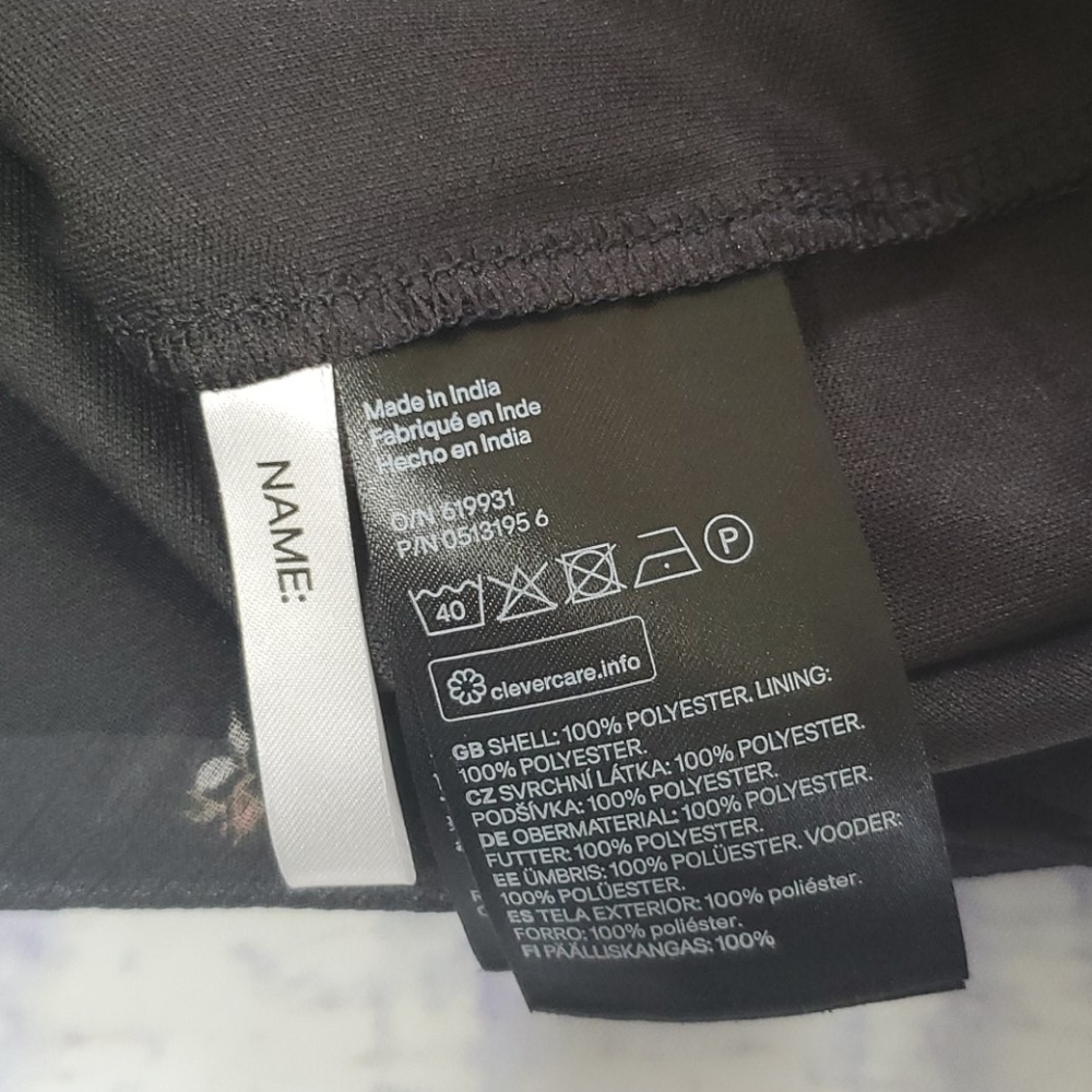 H&M Kids Sheer Sleeve Layered Top - Picture 7 of 7
